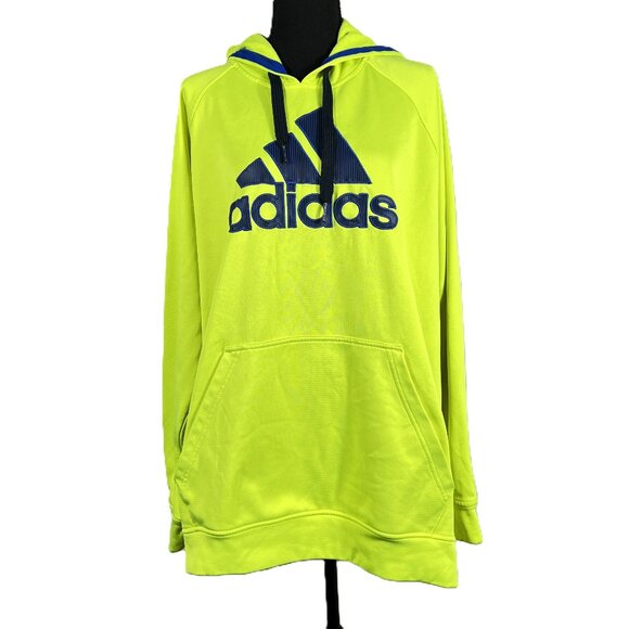 adidas Other - ADIDAS Mens Electricity/Night Shade/Black Tech Fleece Pullover Hoodie - 2XL